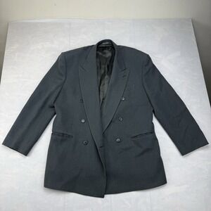 M1 by Ferré Double Breasted Wool Blazer Made in Italy Size 44